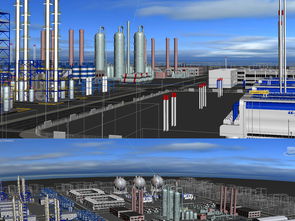工業工廠,化工廠,工業園區3dmax模型設計圖下載 圖片75.45mb 場景庫 cg模型